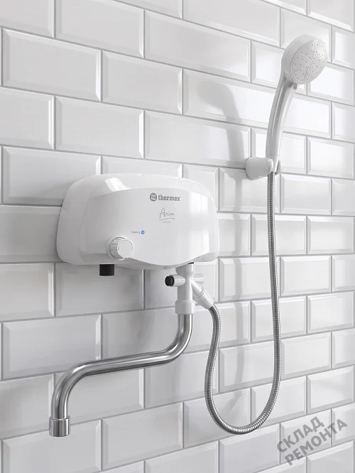 Фото Водонагреватель проточный Thermex Arion 3500 combi л. – купить в Мирном: цена, описание, фото. Интернет-магазин 1