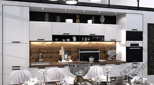 Фото Кухня Leko Монс белый – купить в Мирном: цена, описание, фото. Интернет-магазин 3