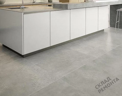 Фото Керамогранит матовый Steppe Ceramics Concrete Grey серый 600*600*9 – купить в Мирном: цена, описание, фото. Интернет-магазин 3