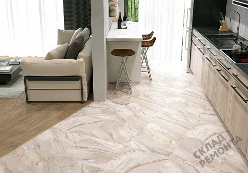 Фото Керамогранит лаппатированный Alma Ceramica Мэджик GFU04MGC47L серый 600*600*9 – купить в Мирном: цена, описание, фото. Интернет-магазин 2