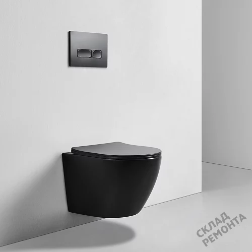 Фото Унитаз подвесной Calypso CS46UQ-MB-OK ультратихий смыв купить в Мирном: цена, описание, фото. Интернет-магазин 2