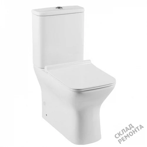 Фото Унитаз напольный Aquanet Cube-C 210759 безободковый купить в Мирном: цена, описание, фото. Интернет-магазин 5
