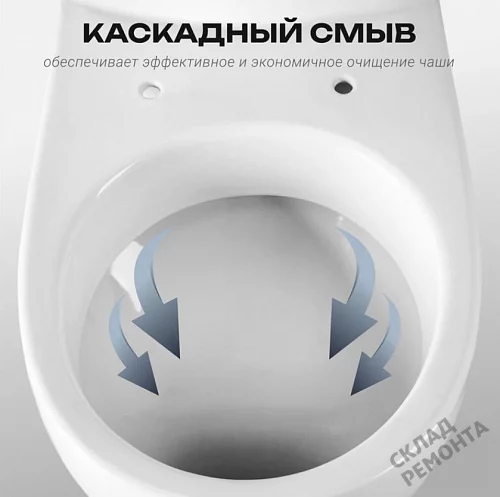 Фото Унитаз компакт напольный Santeri Ультра купить в Мирном: цена, описание, фото. Интернет-магазин 3