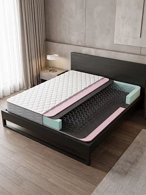 Матрас ортопедический двусторонний EcoSleep Silver One (чехол трикотаж искусст.)