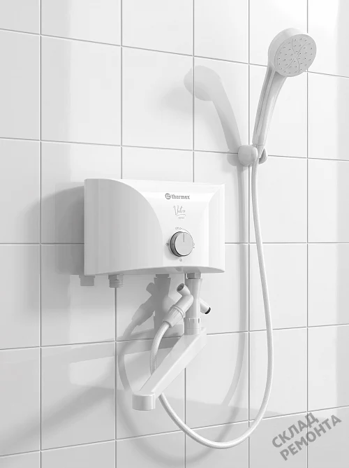 Фото Водонагреватель проточный Thermex Vetro 6500 combi – купить в Мирном: цена, описание, фото. Интернет-магазин 1