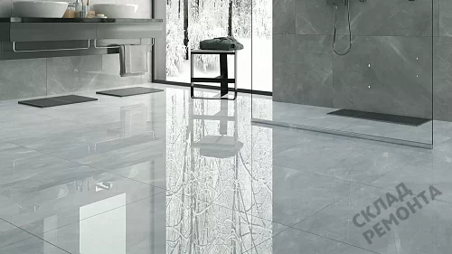 Фото Керамогранит матовый Steppe Ceramics Pulpis Grey серый 600*1200*10 – купить в Мирном: цена, описание, фото. Интернет-магазин 4