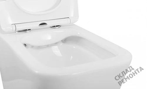 Фото Унитаз подвесной BelBagno Due 2.0 BB7107CHR/SC безободковый купить в Мирном: цена, описание, фото. Интернет-магазин 5