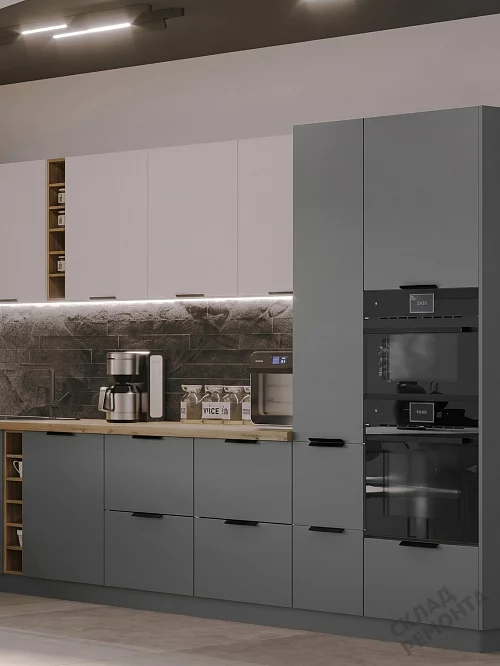 Фото Кухня Leko Аттика смок – купить в Мирном: цена, описание, фото. Интернет-магазин 1