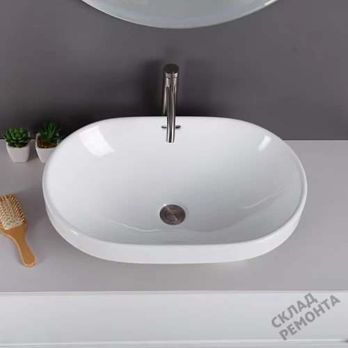 Фото Раковина накладная BelBagno BB1004 60 см купить в Мирном: цена, описание, фото. Интернет-магазин 4