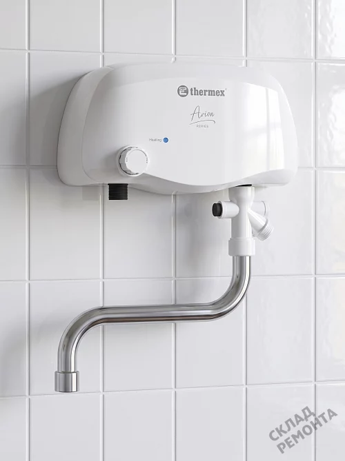 Фото Водонагреватель проточный Thermex Arion 3500 tap – купить в Мирном: цена, описание, фото. Интернет-магазин 1