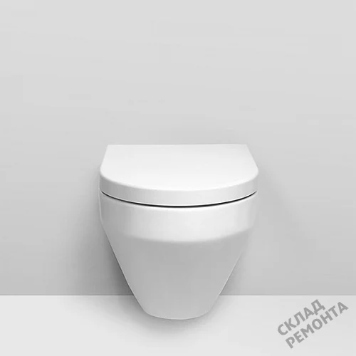 Фото Унитаз подвесной Am.Pm Spirit V2.0 C701700WH безободковый купить в Мирном: цена, описание, фото. Интернет-магазин 1