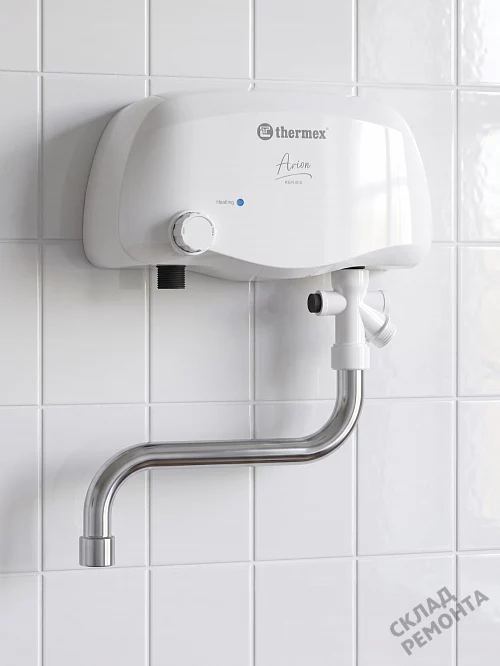 Фото Водонагреватель проточный Thermex Arion 3500 tap л. – купить в Мирном: цена, описание, фото. Интернет-магазин 1