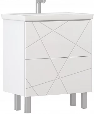 Тумба под умывальник универсальная Vigo Geometry 700-0-2 016, белый