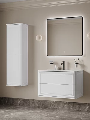 Тумба с умывальником универсальная Iddis Оксфорд Нео OXN80W0i95K, белый