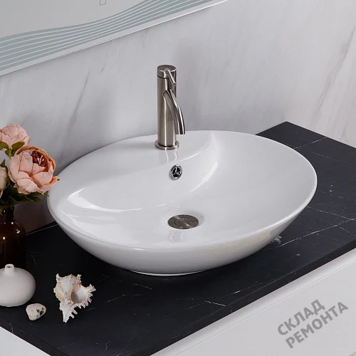 Фото Раковина накладная BelBagno BB1370 55.5 см купить в Мирном: цена, описание, фото. Интернет-магазин 5
