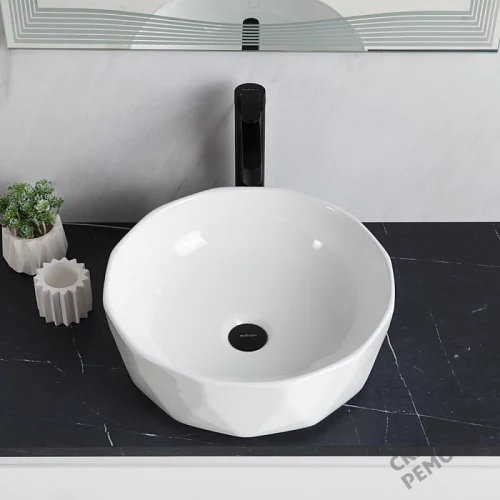 Фото Раковина накладная BelBagno BB1409 41 см купить в Мирном: цена, описание, фото. Интернет-магазин 5