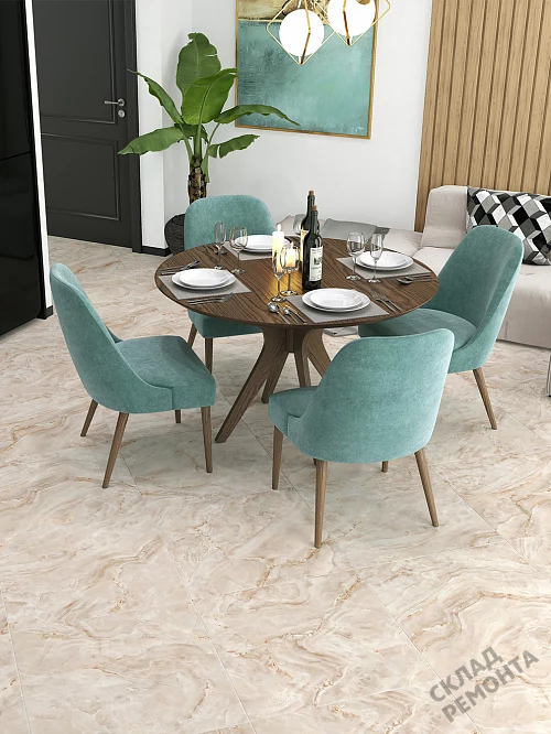 Фото Керамогранит лаппатированный Alma Ceramica Невада GFU04NVD40L бежевый 600*600*9 – купить в Мирном: цена, описание, фото. Интернет-магазин 1