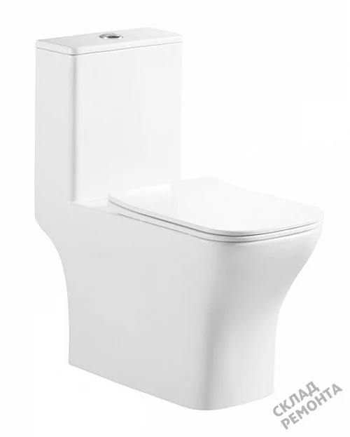 Фото Унитаз моноблок BelBagno Neon BB8617CPR-MN/SC безободковый купить в Мирном: цена, описание, фото. Интернет-магазин 3