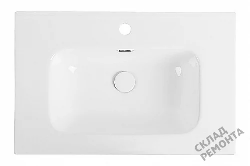 Фото Раковина на тумбу Aquanet Flat 70 (284027), 71 см купить в Мирном: цена, описание, фото. Интернет-магазин 1