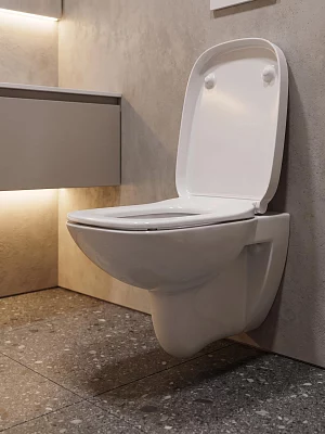 Унитаз с инсталляцией комплект без кнопки Roca Set 3.4 (One пневм. ZRU9307709+34699L00Y) безободковый