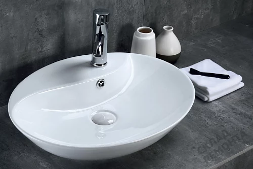 Фото Раковина накладная BelBagno BB1370 55.5 см купить в Мирном: цена, описание, фото. Интернет-магазин 4