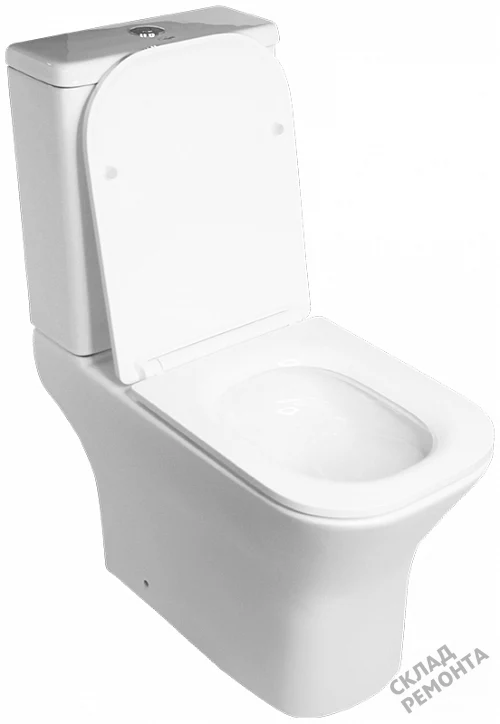 Фото Унитаз компакт напольный Calypso CS4852UQ-OK безободковый купить в Мирном: цена, описание, фото. Интернет-магазин 3