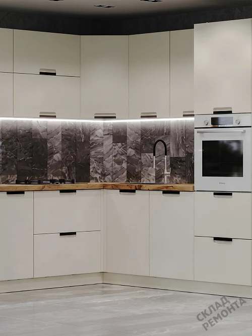 Фото Кухня Leko Авенза блан  – купить в Мирном: цена, описание, фото. Интернет-магазин 1