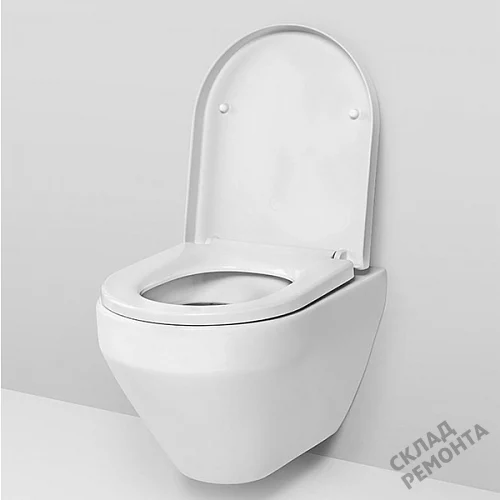 Фото Унитаз подвесной Am.Pm Spirit V2.0 C701700WH безободковый купить в Мирном: цена, описание, фото. Интернет-магазин 2