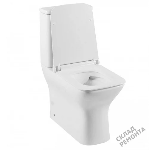 Фото Унитаз напольный Aquanet Cube-C 210759 безободковый купить в Мирном: цена, описание, фото. Интернет-магазин 6