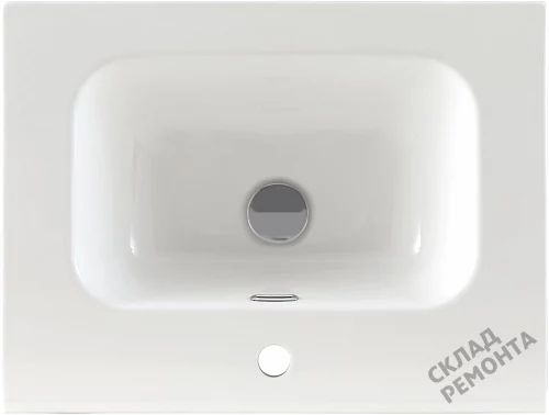 Фото Раковина на тумбу Aquanet Flat 60 (254363), 61 см купить в Мирном: цена, описание, фото. Интернет-магазин 2