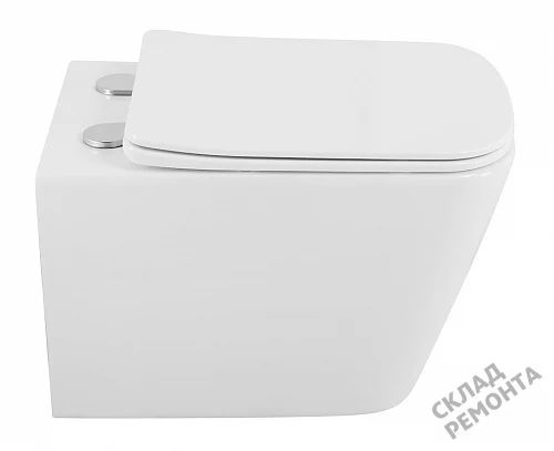 Фото Унитаз подвесной BelBagno Due 2.0 BB7107CHR/SC безободковый купить в Мирном: цена, описание, фото. Интернет-магазин 3