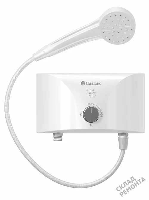 Фото Водонагреватель проточный Thermex Vetro 6500 shower – купить в Мирном: цена, описание, фото. Интернет-магазин 2