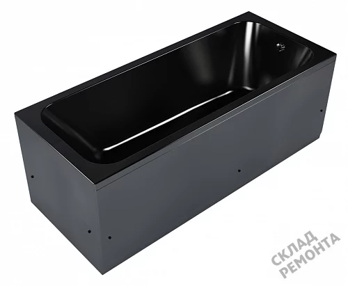 Фото Ванна акриловая Метакам Strict Black 150*70  купить в Мирном: цена, описание, фото. Интернет-магазин 6