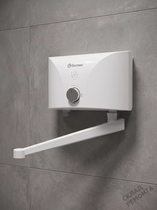Фото Водонагреватель проточный Thermex Vetro 5500 tap – купить в Мирном: цена, описание, фото. Интернет-магазин 1