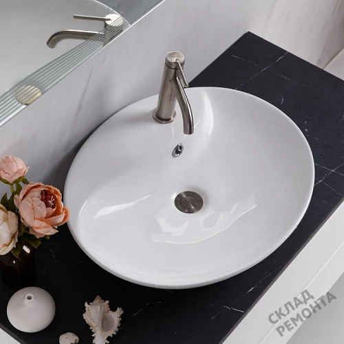 Фото Раковина накладная BelBagno BB1370 55.5 см купить в Мирном: цена, описание, фото. Интернет-магазин 7